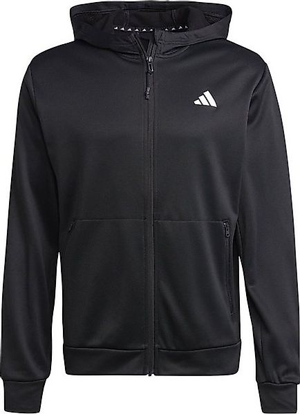 adidas Sportswear Sweatshirt TR-ES+ FZ JA BLACK/WHITE günstig online kaufen