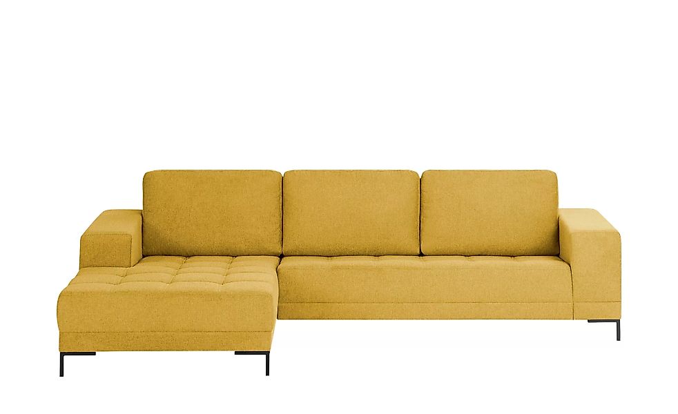smart Ecksofa - gelb - 81 cm - Polstermöbel > Sofas > Ecksofas - Möbel Kraf günstig online kaufen