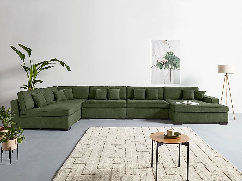Guido Maria Kretschmer Home&Living Wohnlandschaft Skara XXL U-Form, Lounge- günstig online kaufen