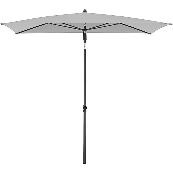 Doppler Marktschirm 200 cm x 120 cm Hellgrau mit Knickfunktion günstig online kaufen