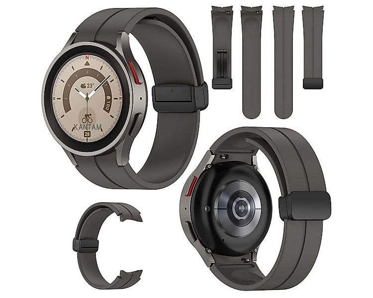 Wigento Smartwatch-Armband Für Samsung Galaxy Watch FE 6 5 4 Normal Pro Cla günstig online kaufen