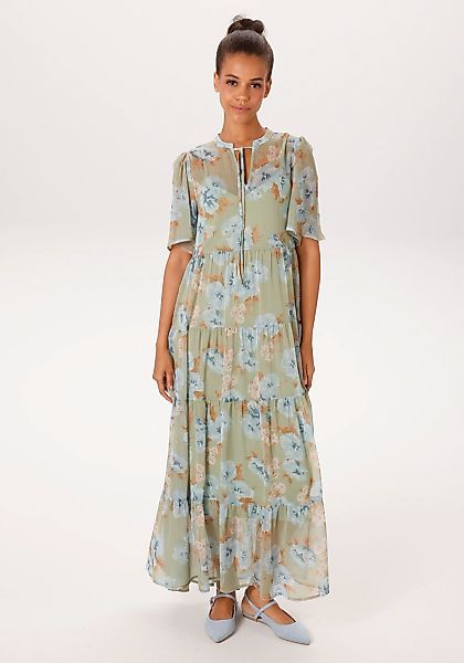 Aniston CASUAL Sommerkleid mit pastellfarbenen Blumendruck - NEUE KOLLEKTIO günstig online kaufen