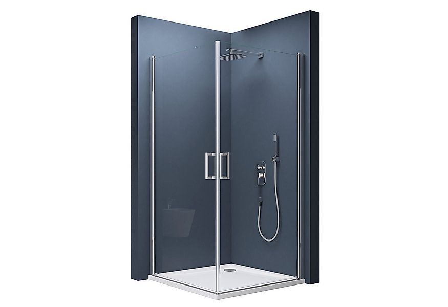 doporro Eckdusche Duschkabine 20mm Verstellbereich mit ESG-Glas Nano-Beschi günstig online kaufen