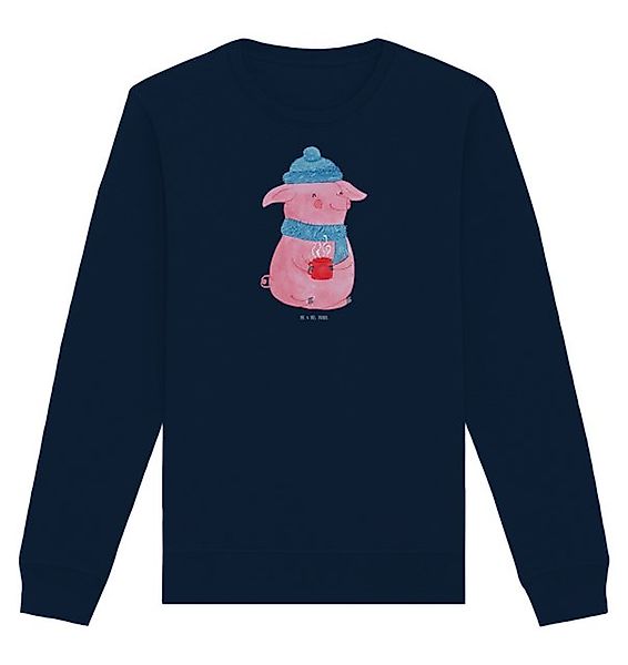 Mr. & Mrs. Panda Longpullover Schwein Glühwein Größe L - French Navy - Gesc günstig online kaufen