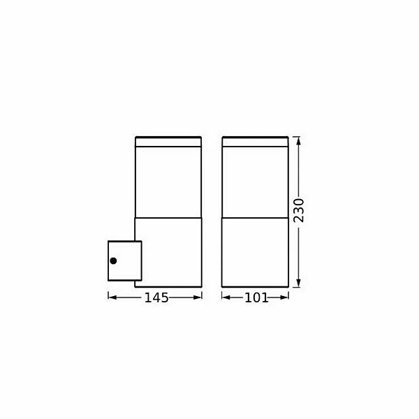 LEDVANCE Endura Classic Ebro Wall E27 Dark Gray - 4058075834989 günstig online kaufen
