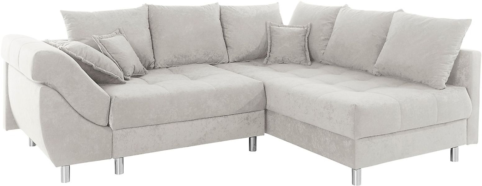 COLLECTION AB Ecksofa Joseli, mit Zier- und Rückenkissen, komfortable Schan günstig online kaufen