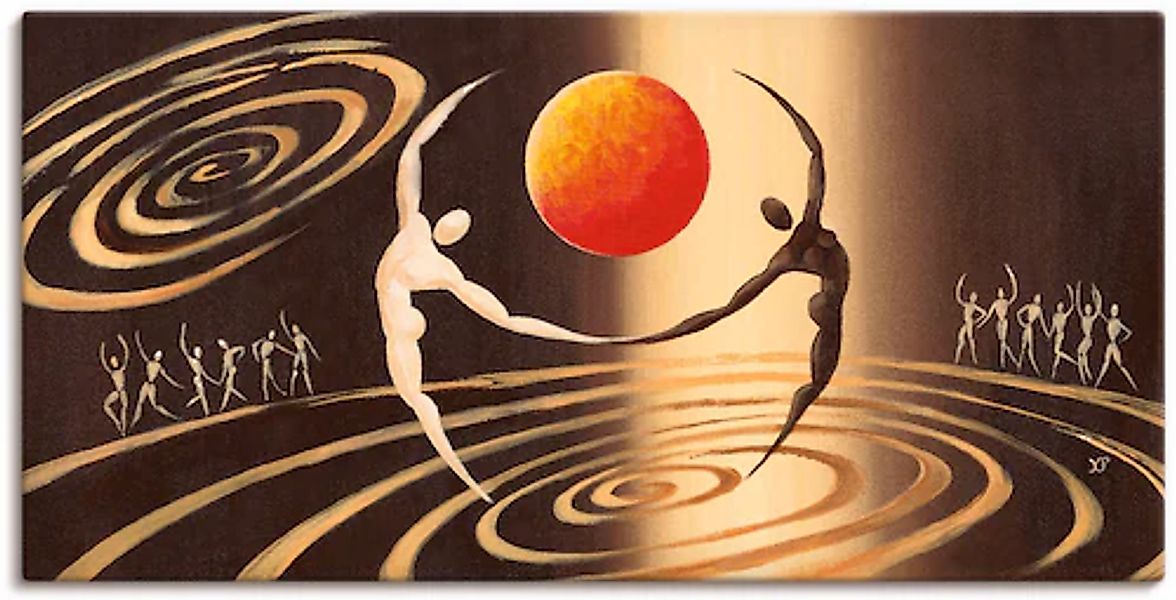 Artland Leinwandbild »Über dem Universum« Paar 1 Stk. tlg. auf Holzrahmen g günstig online kaufen