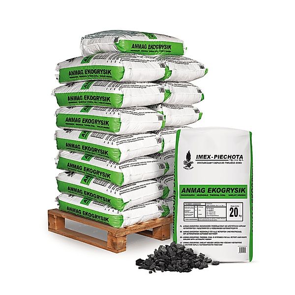 Anmag Steinkohle 5 - 15 Mm 20kg x 15 Sack 300kg Palette günstig online kaufen