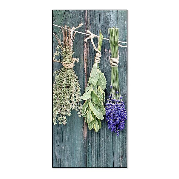 Banjado Magnettafel 37x78cm Magnetwand  Schwarz Aus Metall Magnetpinnwand P günstig online kaufen