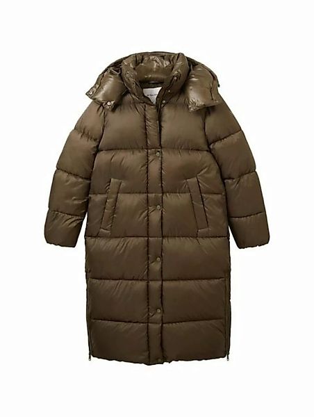 TOM TAILOR Outdoorjacke cleandye long puffer coat, jungle soil green günstig online kaufen