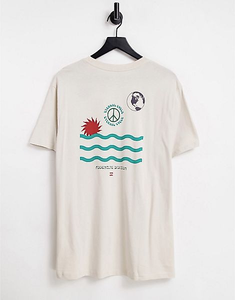 Billabong – Dawn – T-Shirt in Cremeweiß-Kupfer günstig online kaufen