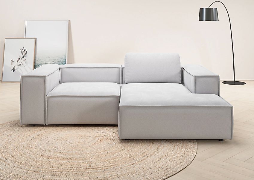 Home affaire Ecksofa "Watertown, kompakte L-Form, 246 cm breite für kleiner günstig online kaufen