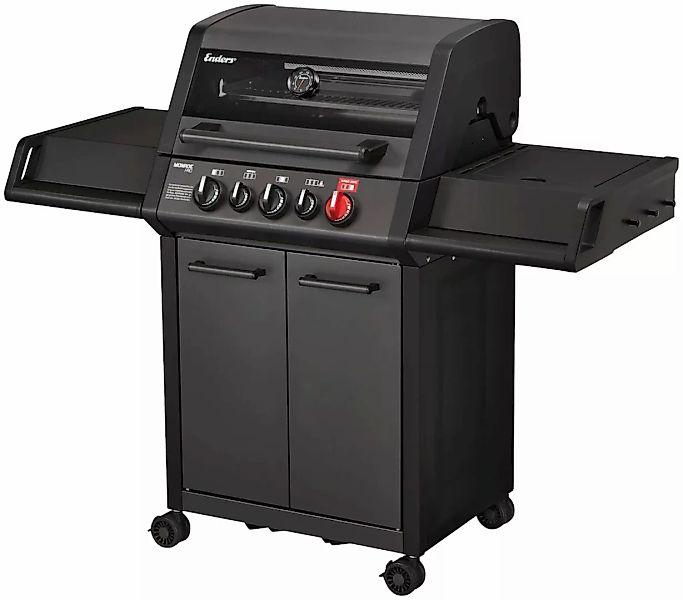 Enders Gasgrill Monroe Pro 3 SIK Turbo Shadow 3 Brenner & Seitenkocher Schw günstig online kaufen