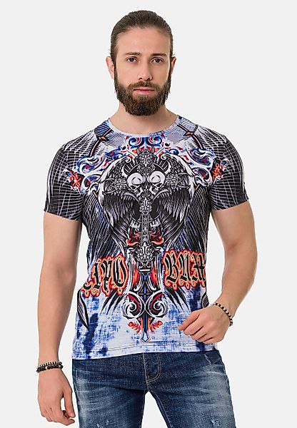 Cipo & Baxx T-Shirt "T-Shirt", mit Rundhals-Ausschnitt günstig online kaufen