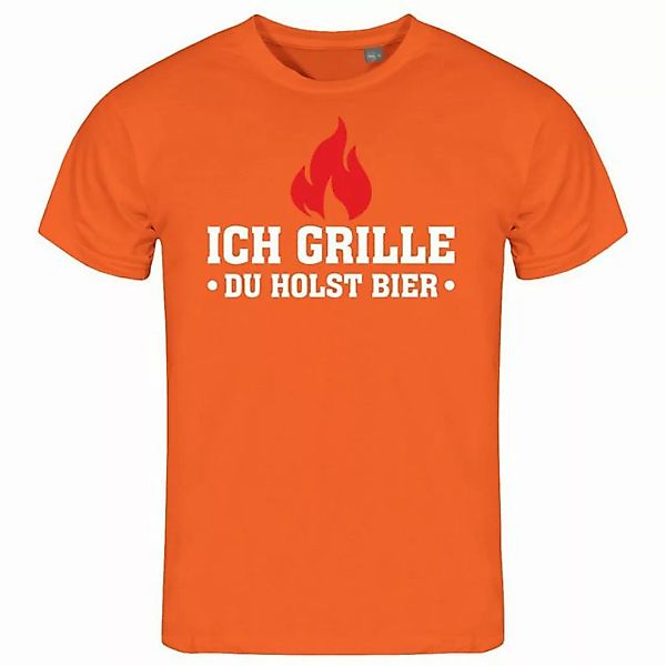 deinshirt Print-Shirt Herren T-Shirt Ich grille du holst Bier Funshirt mit günstig online kaufen