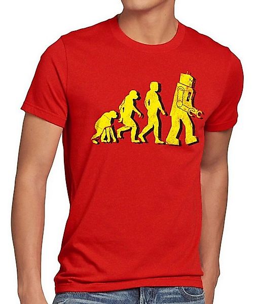 style3 T-Shirt Evolution the big bang theory sheldon cooper bazinga darwin günstig online kaufen