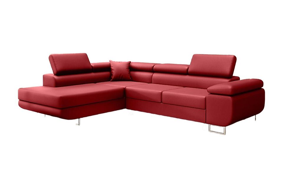 Luxusbetten24 Schlafsofa Designer Sofa Aston Kunstleder, günstig online kaufen