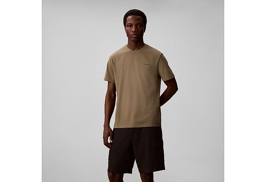 Calvin Klein T-Shirt SS MICRO LOGO CREWNECK TEE Regular fit mit Rundhalsaus günstig online kaufen