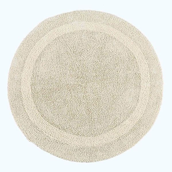 Homescapes Badematte Runde Battematte creme 80 günstig online kaufen