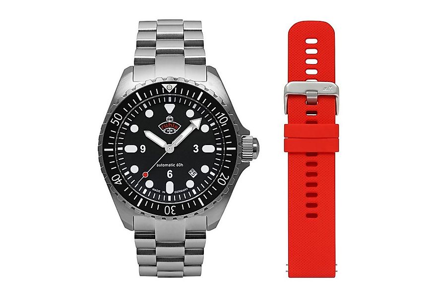 ruhla Automatikuhr NVA Kommando Minentaucher 4960M-2_set, (Set, 2-tlg., Mit günstig online kaufen