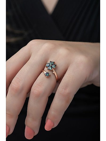 Nisan Silberring, Silber Verstellbarer Damenring mit günstig online kaufen