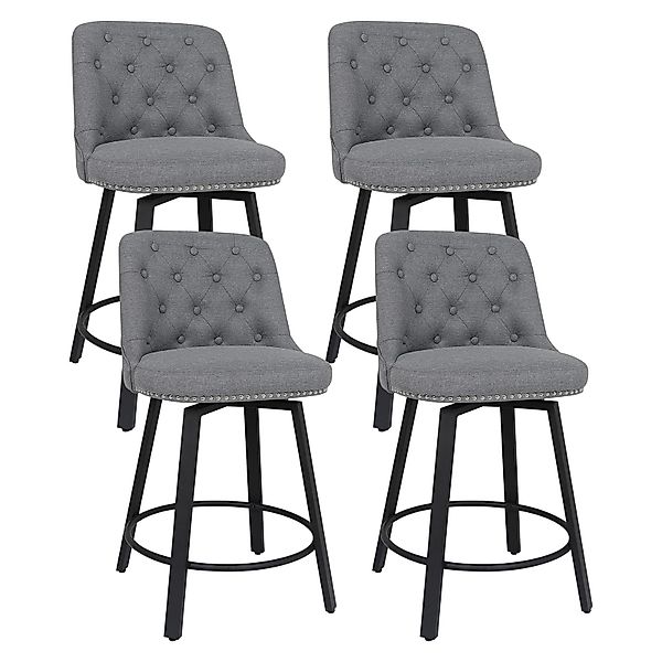 Puluomis Esszimmerstuhl 2/4/6/8er Set Gepolsterter Barstuhl, günstig online kaufen