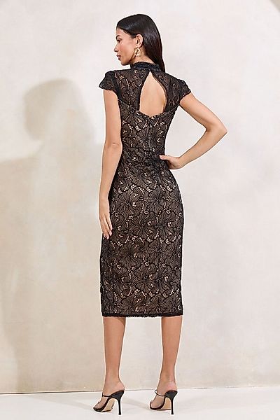 LIPSY Midikleid Lipsy Bodycon-Midikleid mit Spitze, Petite (1-tlg) günstig online kaufen