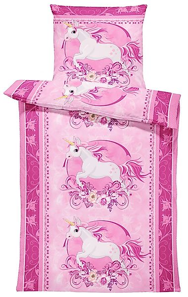 One Home Bettwäsche Unicorn, Mikrofaser, 2 günstig online kaufen