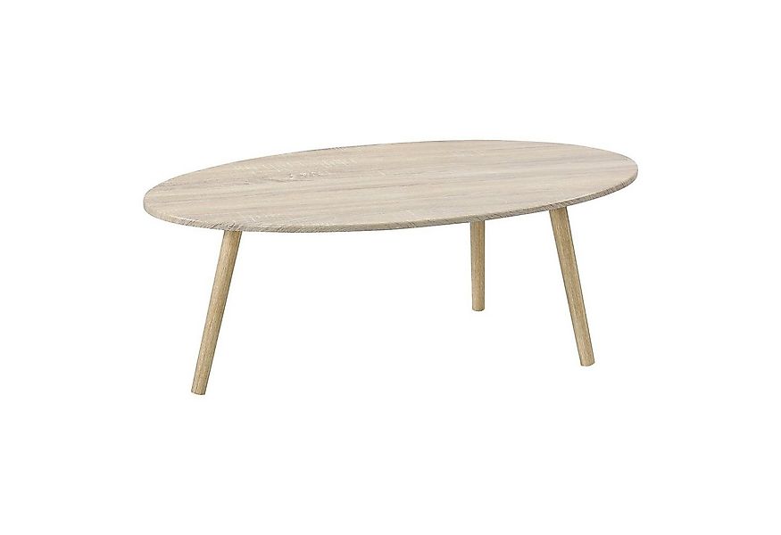 en.casa Couchtisch, »Viborg« Wohnzimmertisch 109,5x59,5x39,5cm Eicheoptik günstig online kaufen