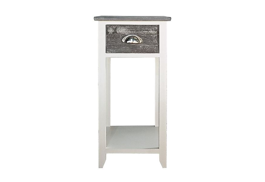 HTI-Living Beistelltisch Beistelltisch Mia Landhaus Weiß Grau (Stück, 1-St. günstig online kaufen