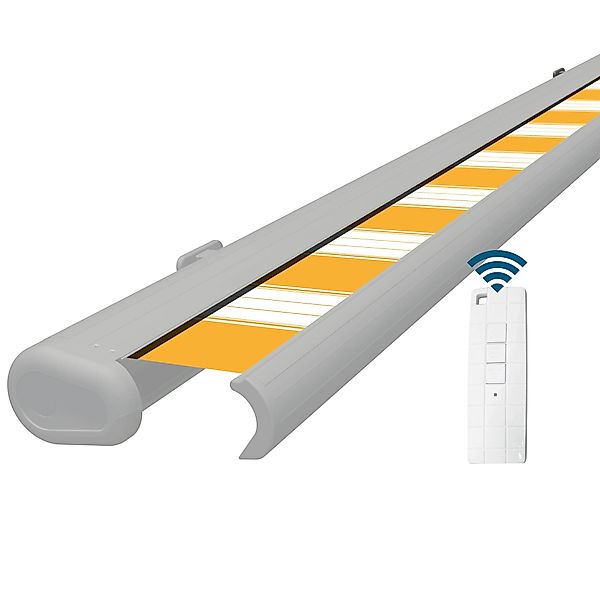 Eclipse Kassettenmarkise elektrische Vollkassettenmarkise 2x1,5m Weiß, günstig online kaufen