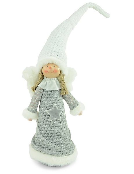 RIFFELMACHER & WEINBERGER Christbaumschmuck Dekofigur Engel 'Lilly' Grau We günstig online kaufen