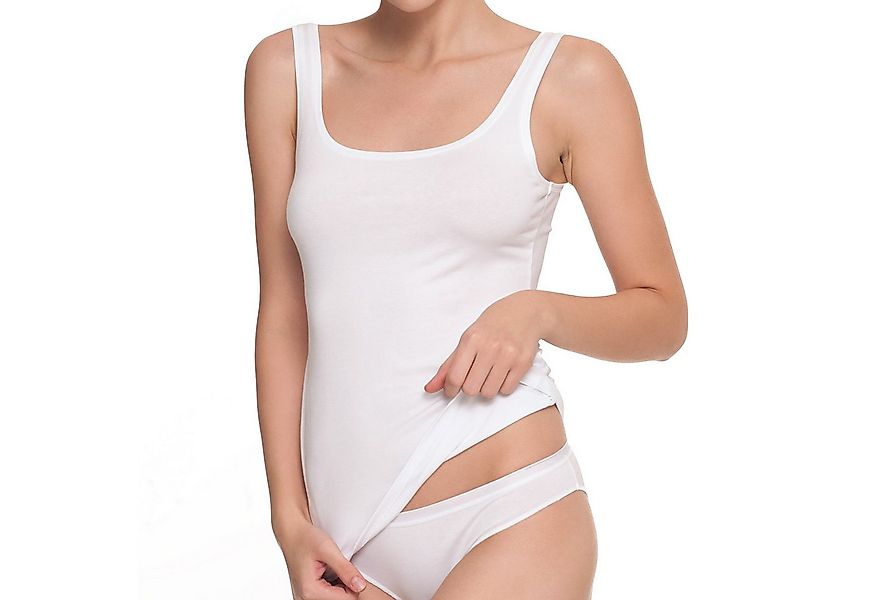celodoro Unterhemd Damen Basic Tanktop Achselhemd (1 Stück) aus Baumwolle günstig online kaufen