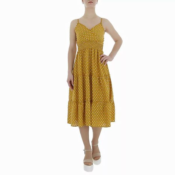 Ital-Design Sommerkleid Damen Freizeit Stufenkleid (85941338) Volants Gepun günstig online kaufen