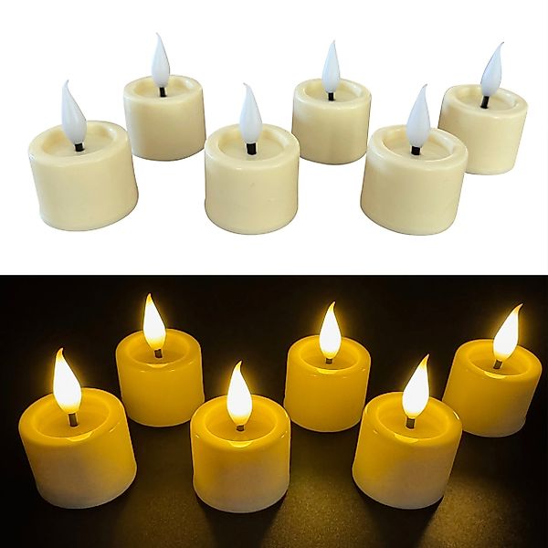 Online-Fuchs LED-Kerze 6er Set LED Teelichter günstig online kaufen