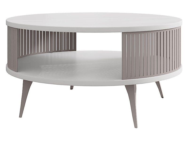 MIRJAN24 Couchtisch Roenni Cashmere, Beine und Seiten aus Stahl, 75x75x44 c günstig online kaufen