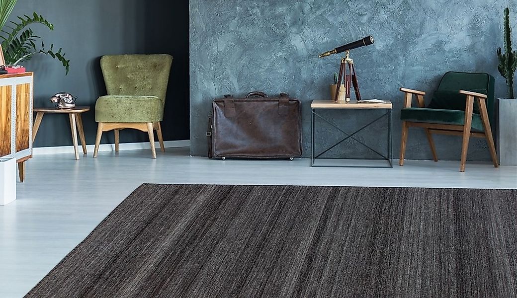 calo-deluxe Teppich "Roxy 300" rechteckig 6 mm Höhe Flachgewebe, Wohnzimmer günstig online kaufen