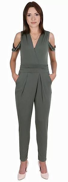 Sarcia.eu Culotte-Overall John Zack Olivgrüner Overall mit freien Schultern günstig online kaufen