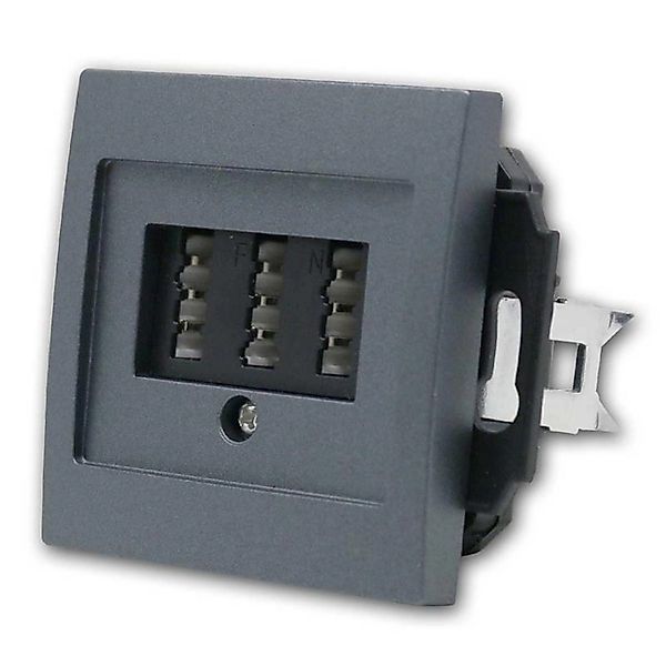 McPower FLAIR TAE NFN Anschlussdose Anthrazit ohne Rahmen günstig online kaufen