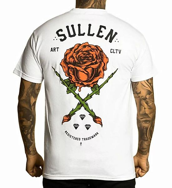 Sullen Clothing T-Shirt Rose Badge Weiß günstig online kaufen