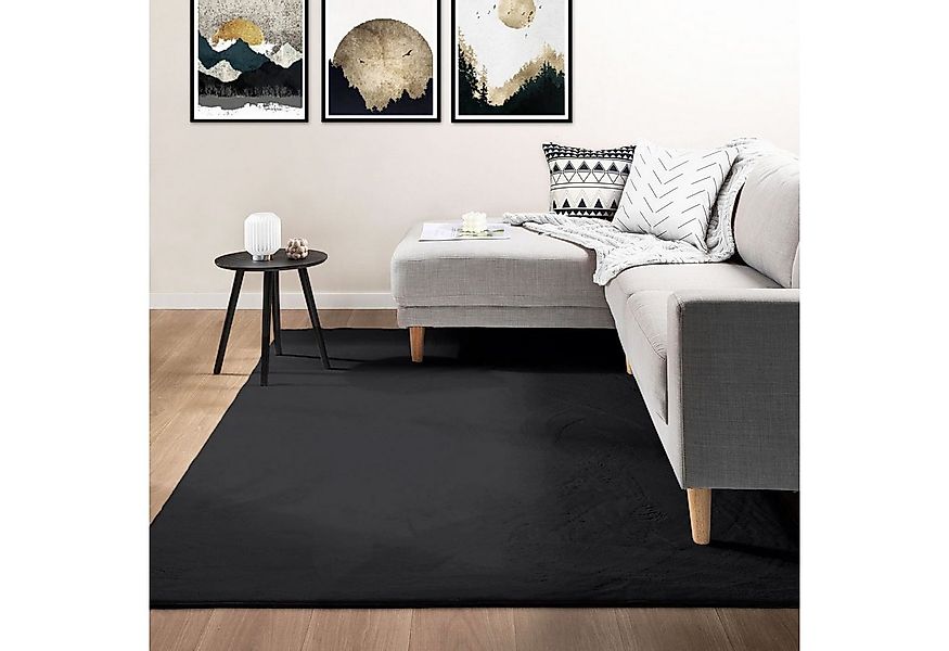 Vimoda Teppich Bobby, Anti Rutsch Waschbar, kuschelig, Rechteckig, Höhe: 10 günstig online kaufen