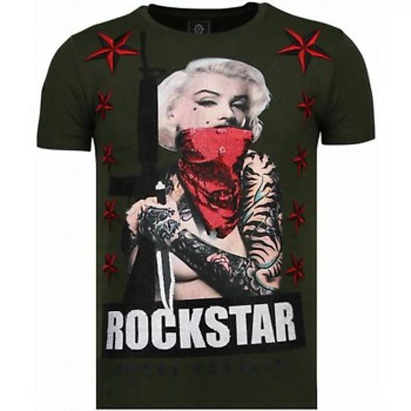 Local Fanatic  T-Shirt Marilyn Rockstar Strass günstig online kaufen