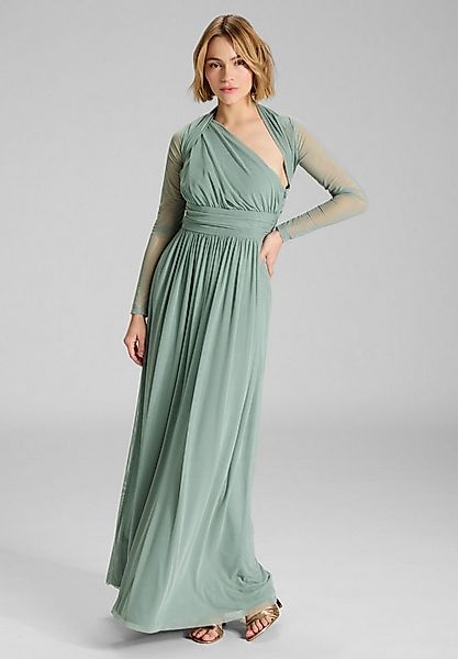 SWING Boleroblazer - Bolero aus Mesh mit Raffblende Figurbetonter Schnitt günstig online kaufen