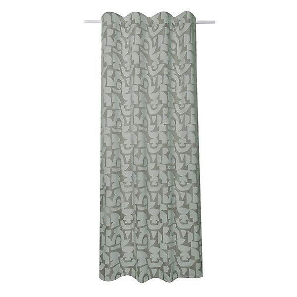 Sehlbach Fertigschal Multiband Chenille Grafisch 135 cm x 245 cm Grün günstig online kaufen