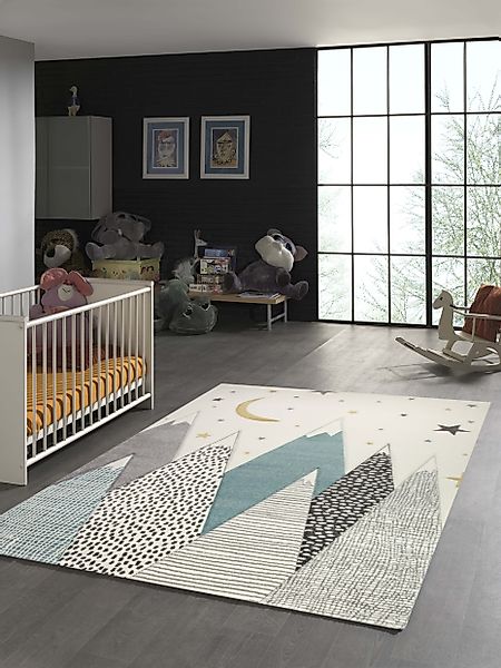 TeppichHome24 Kinderteppich Kinderteppich mit Bergen in günstig online kaufen