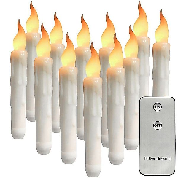 MUPOO LED-Kerze LED Kerzen mit Fernbedienung, günstig online kaufen