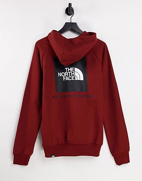 The North Face – Roter Pullover mit Raglanärmeln im Kastenschnitt günstig online kaufen