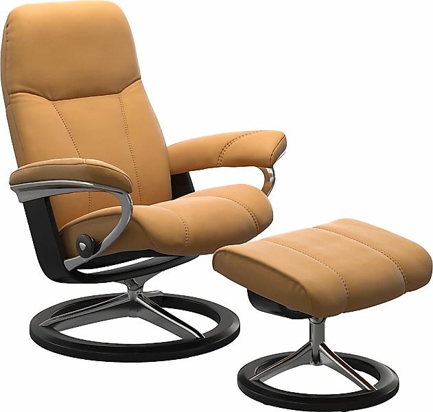 Stressless "Consul" mit Signature Base, Größe M, Gestell Schwarz günstig online kaufen