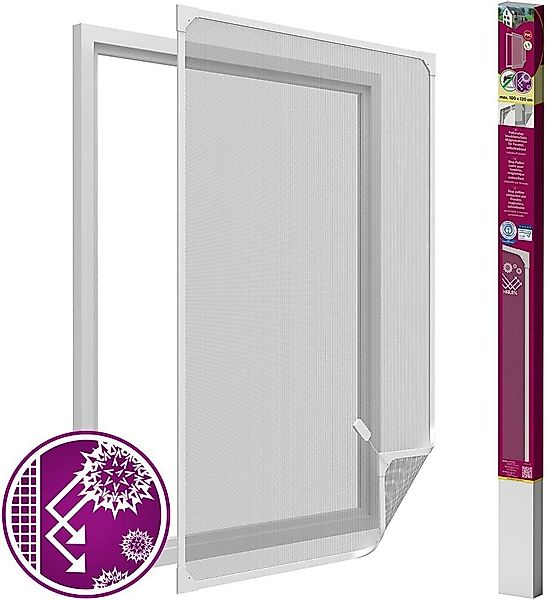 Waidmeister Insektenschutz-Fensterrahmen Pollenschutz Gitter mit PVC günstig online kaufen
