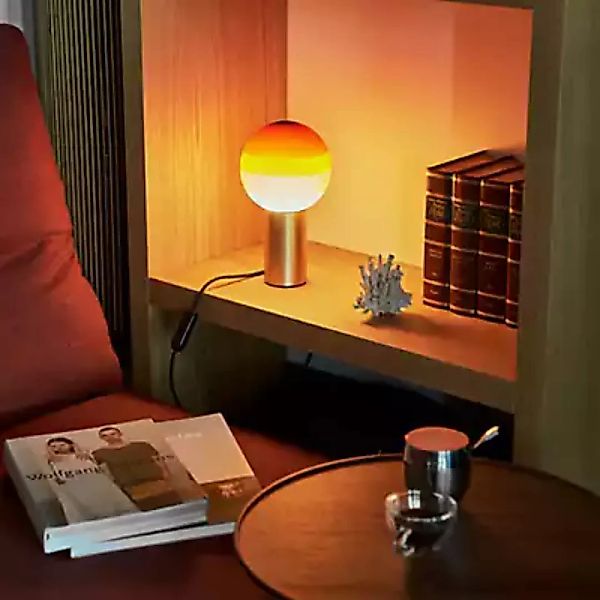 Marset Dipping Light Tischleuchte LED, Bernstein/Messing - 20 cm günstig online kaufen